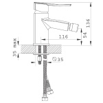 Bateria Ferro Veneto VerdeLine bidet
