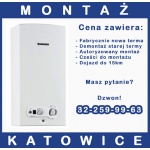 Terma gazowa Junkers WRDP 11-2G HydroPower+ montaż Katowice / Śląsk