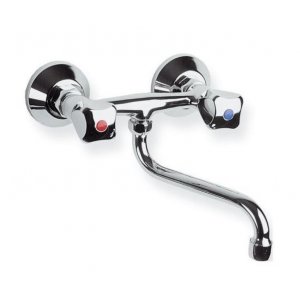 Bateria ścienna Hydroland standard "1" wylewka dolna