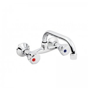 Bateria ścienna Hydroland standard wylewka górna