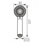 Słuchawka/rączka natrysku Cortessa