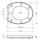 Deska sedesowa KASKADA-BIS [13P]