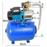 HYDROFOR 50L + POMPA AJ50/60   WĄŻ PEŁEN ZESTAW IBO