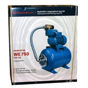 HYDROFOR  24L + POMPA 750 W + WĄŻ PEŁEN ZESTAW 