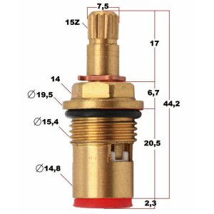 Głowica ceramiczna 3/8 "