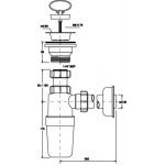 Syfon umywalkowy McAlpine HC1L-J