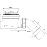 Syfon brodzikowy McAlpine HC252570B