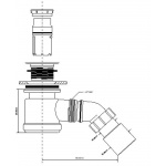 Syfon brodzikowy McAlpine HC26-CP