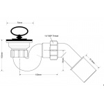Syfon brodzikowy McAlpine HC25-POL