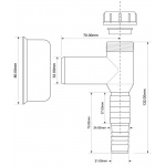 Syfon Pralkowy McAlpine WMV-32-PL