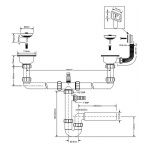 Syfon Zlewozmywakowy McAlpine HC7HC12R-POL1