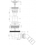 Syfon brodzikowy McAlpine HC27-CLCP