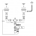 Syfon Zlewozmywakowy McAlpine HC7HC12DR-POL2