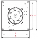 Wentylator ścienny A-Matic 100
