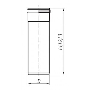 Rura nierdzewna 0,5m SX-TJN...RS0,5