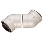 Kolano powietrzno-spalinowe 45 st. (2 szt.)<br> kod: 7 719 002 767 