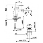 Bateria bidetowa German 4517-015-00