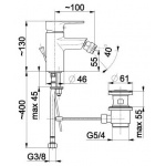 Bateria bidetowa Selen 4417-015-00