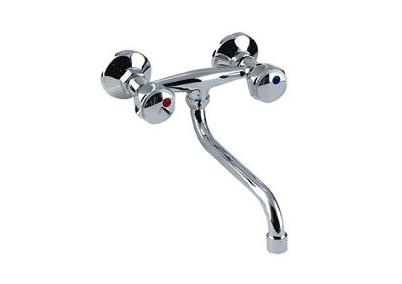 Bateria ścienna Hydroland standard wylewka dolna