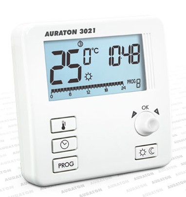 Regulator tygodniowy AURATON 3021 przewodowy
