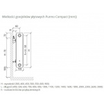 Grzejnik płytowy PURMO Compact typ C22 300 mm