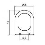 Deska sedesowa RTS ROYAL TOILET SEAT MODEL ANAFI [C]