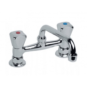 Bateria STANDARD stojąca dwuotworowa krótka wylewka KFA 301-310-00