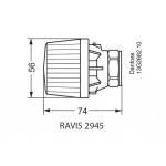 Głowica gazowa RAVIS z połączenien RTD 2945