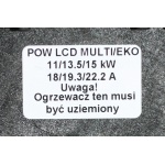 Grzałka korpus ogrzewacza Wijas POW LCD 11/13,5/15 KW