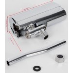 Pisuar ścienny Cersanit zestaw - zawór z czujnikiem