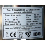 Pompa zatapialna F-SWQ1500 Professional
