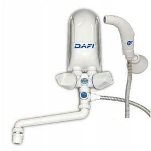 Przepływowy ogrzewacz wody Dafi - prysznicowy oszczędnościowy z funkcją STOP
