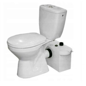 WC Kompakt + pompa młynek z rozdrabniaczem Aquasan